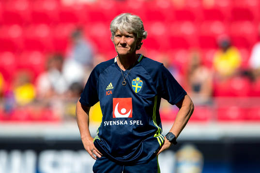 Sveriges förbundskapten Pia Sundhage