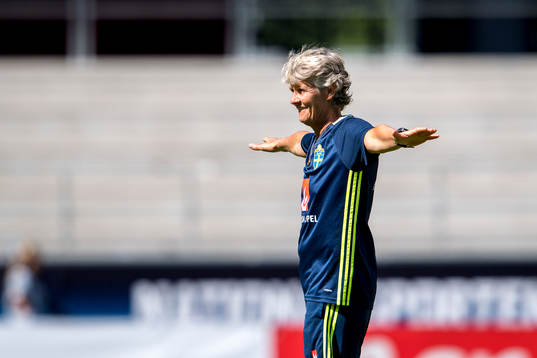 Sveriges förbundskapten Pia Sundhage