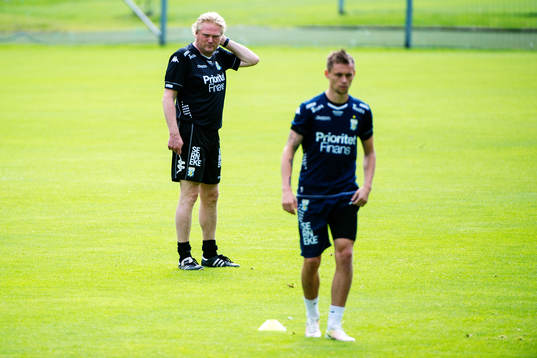 IFK Göteborgs tränare Jörgen Lennartsson och Jakob