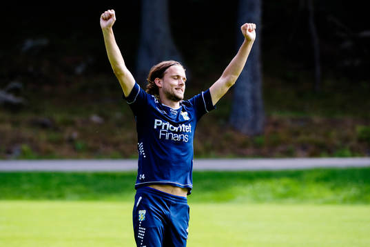 IFK Göteborgs Tom Pettersson jublar