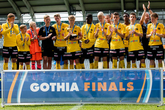 Elfsborg med silverpokalen