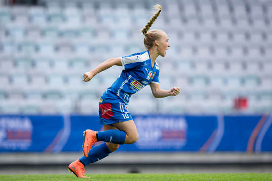 s Malin Larsson jublar