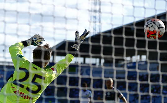 Mål 2-0 av Norrköpings Andreas Blomqvist förbi Gefles