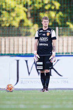 Syrianskas målvakt Hampus Elgan