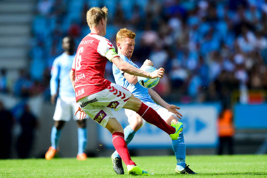Kalmars Rasmus Elm och Malmö FFs Anders Christiansen