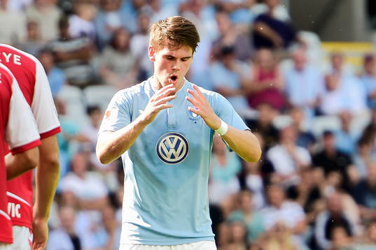 Malmö FFs Vidar Örn Kjartansson deppar