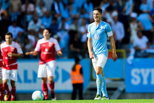 Malmö FFs Markus Rosenberg deppar