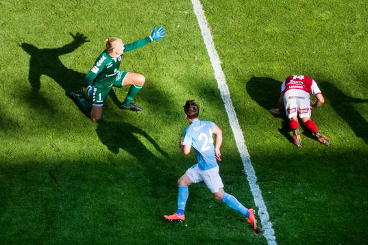 Malmö FFs Vidar Örn Kjartansson jublar