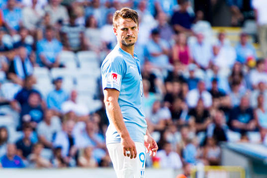 Malmö FFs Markus Rosenberg deppar