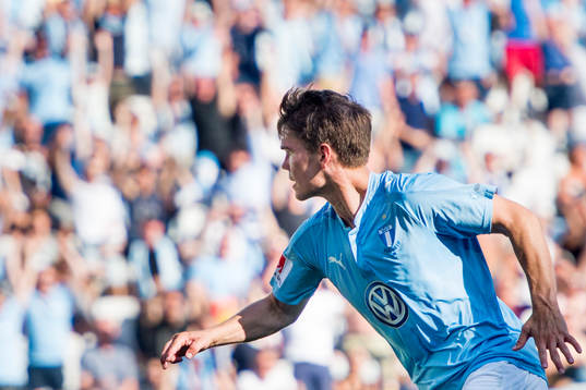 Malmö FFs Vidar Örn Kjartansson jublar