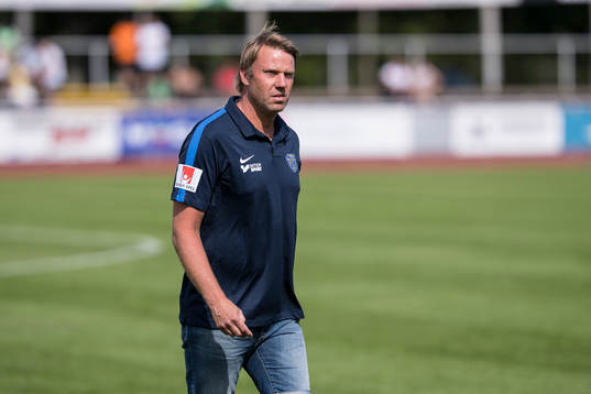 Falkenbergs tränare Hans Eklund