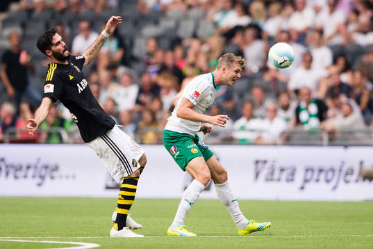 s Denni Avdic och Hammarbys Richard Magyar
