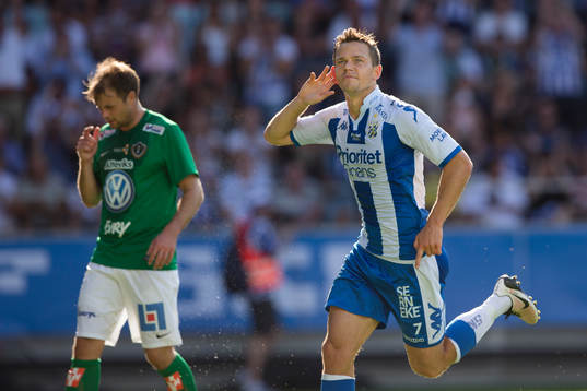 IFK Göteborgs Mads Albeck jublar