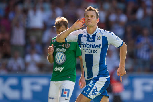 IFK Göteborgs Mads Albeck jublar