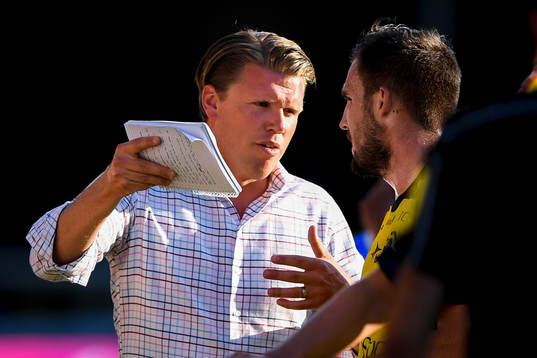 Ängelholms tränare Christian Järdler