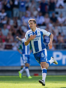 IFK Göteborgs Mads Albeck jublar