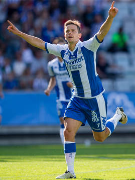 IFK Göteborgs Mads Albeck jublar