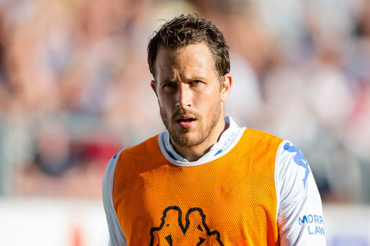 IFK Göteborgs Tobias Hysén värmer upp