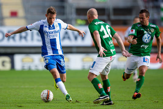 IFK Göteborgs Emil Salomonsson mot Jönköpings Viktor