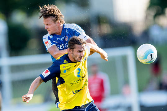 Halmstads Fredrik Liverstam och Ängelholms Vladica Zlojutro