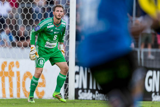Ängelholms målvakt Carl Lindell