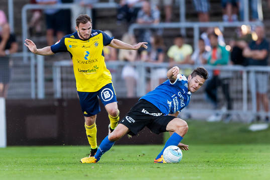 Ängelholms Ryan Finley och Halmstads Ivo Pekalski