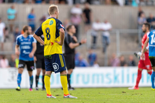 Ängelholms Christian Ljungberg deppar fotbollsmatchen i