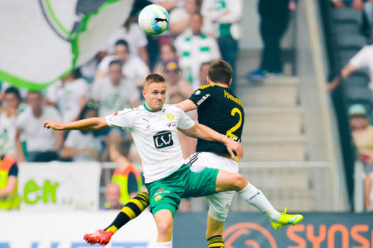 s Haukur Heidar Hauksson och Hammarbys Arnór Smárason