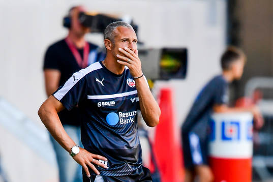 Helsingborgs manager Henrik Larsson deppar
