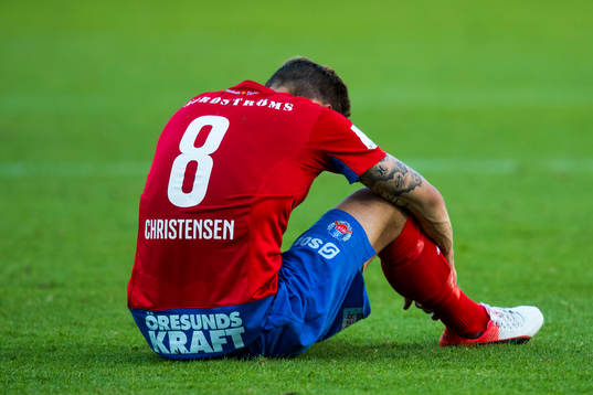Helsingborgs Martin Christensen deppar