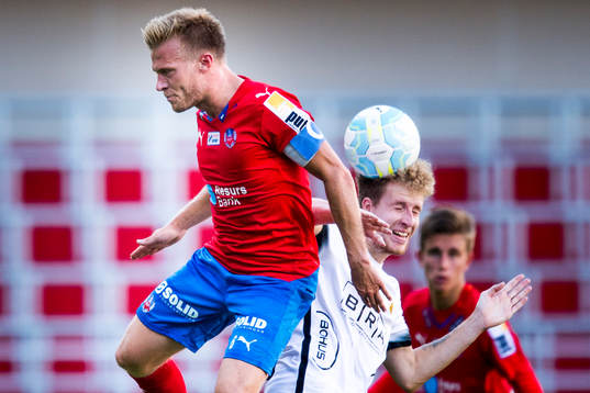 Helsingborgs Andreas Landgren och Häckens Samuel Gustafson