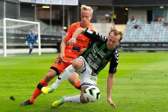 Varbergs Pär Asp och GAIS Craig Henderson