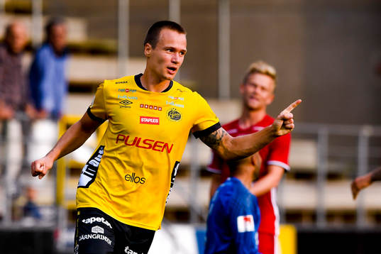 Elfsborgs Viktor Prodell jublar