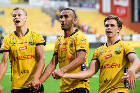 Elfsborgs Viktor Claesson , Issam Jebali och Jesper Manns