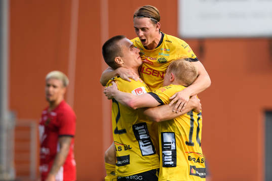 Elfsborgs Simon Hedlund, Viktor Prodell och Simon Lundevall