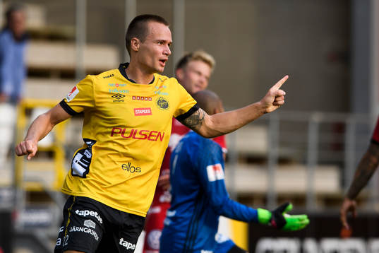 Elfsborgs Viktor Prodell jublar