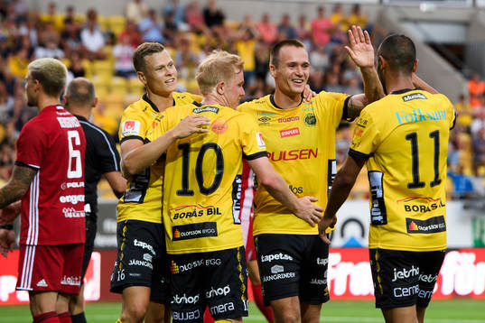 Elfsborgs Viktor Claesson, Simon Lundevall, Viktor Prodell