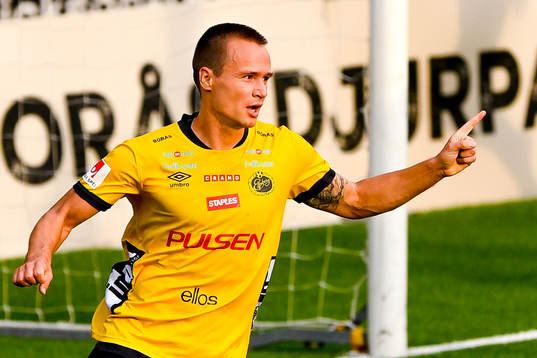 Elfsborgs Viktor Prodell jublar