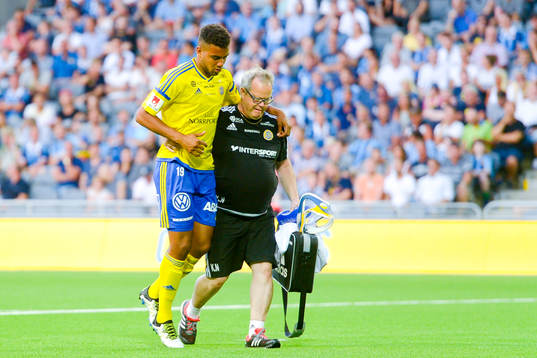 Sundsvalls Noah Sonko Sundberg skadas och tvingas utgå