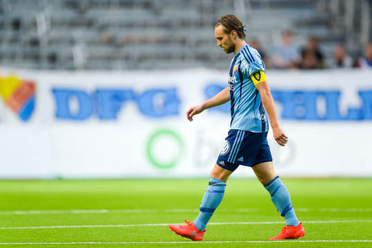 Djurgårdens Kevin Walker deppar