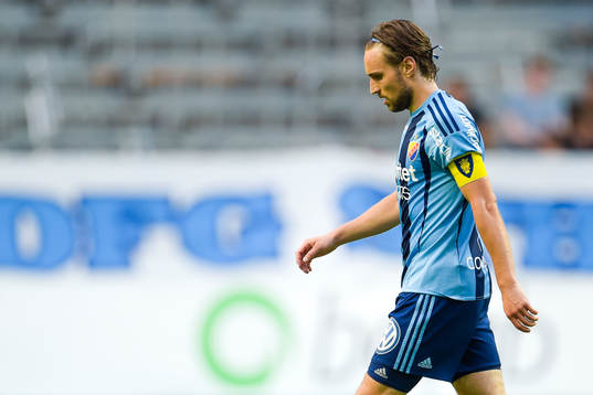 Djurgårdens Kevin Walker deppar