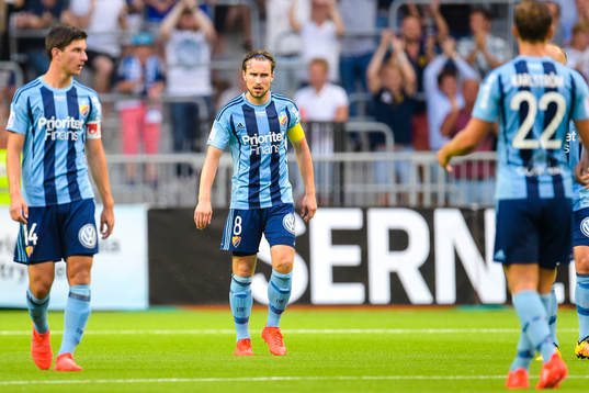 Djurgårdens Kevin Walker deppar