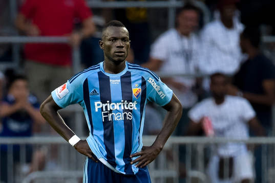 Djurgårdens Omar Colley deppar