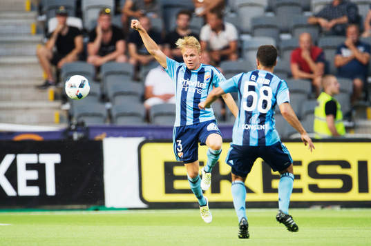 Djurgårdens Elliot Käck och Othman El Kabir