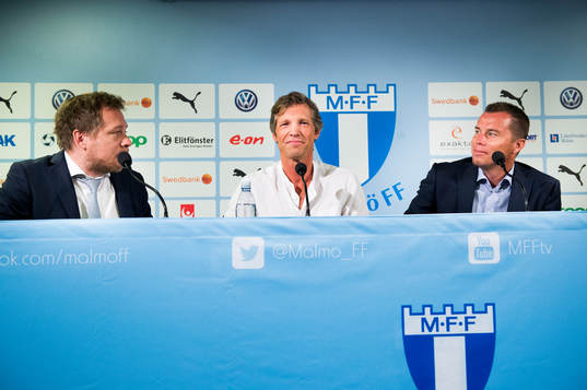 Kommunikationschef Peter Åhlander, Jens Fjellström och