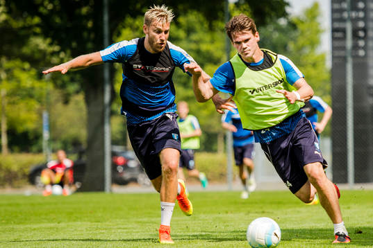 Malmö FFs Rasmus Bengtsson och Vidar Örn Kjartansson