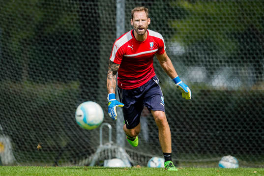 Malmö FFs målvakt Johan Wiland