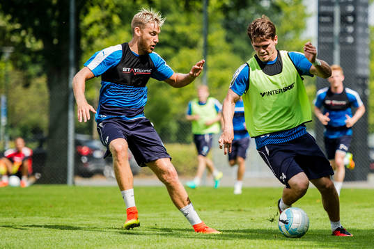 Malmö FFs Rasmus Bengtsson och Vidar Örn Kjartansson