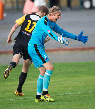 IFK Hässleholms Filip Ranmo gör 4-0 i matchen i division