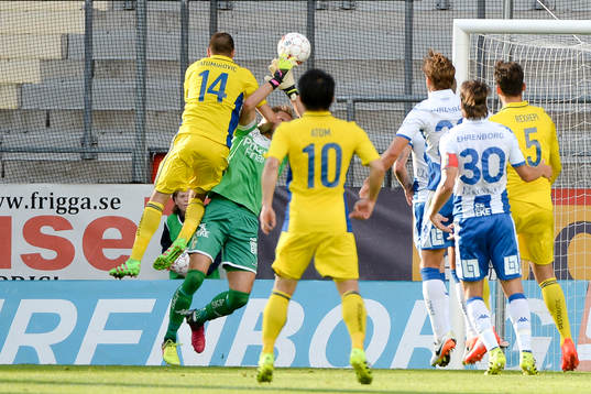 HJK Helsingfors Ivan Tatomirovic och IFK Göteborgs